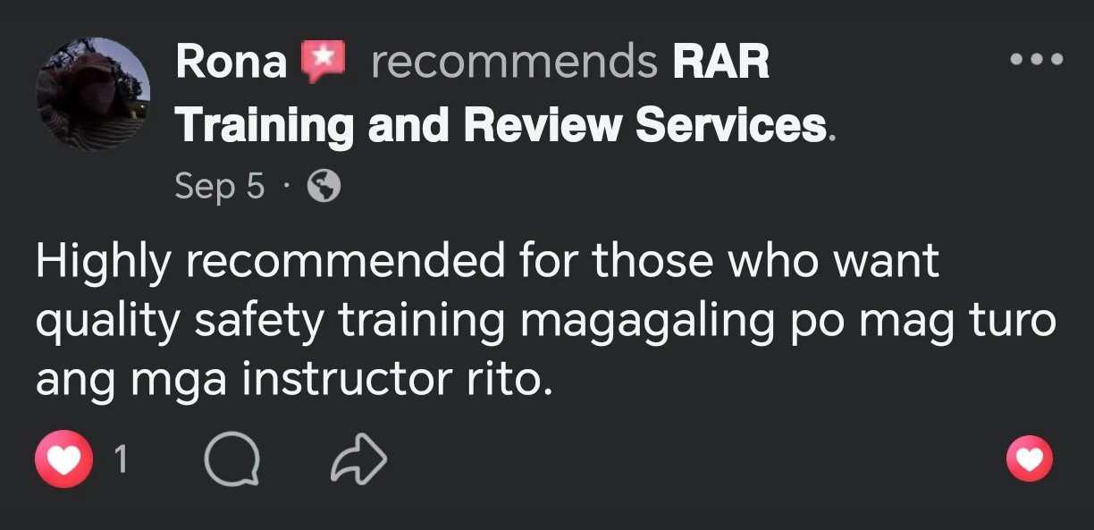 Review from Rona